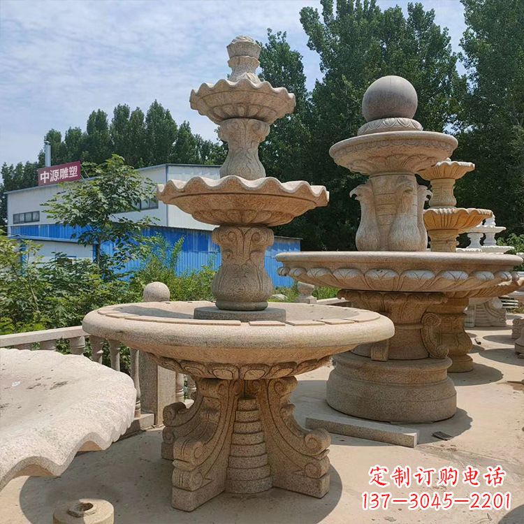 石家庄石喷泉 石雕刻