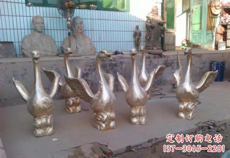 石家庄天鹅喷泉雕塑