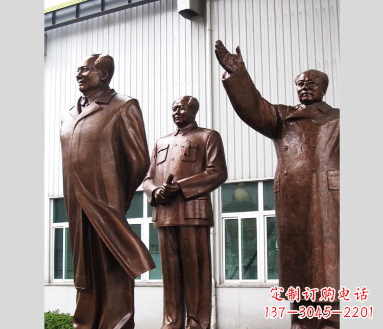 石家庄铜雕东方伟人雕塑