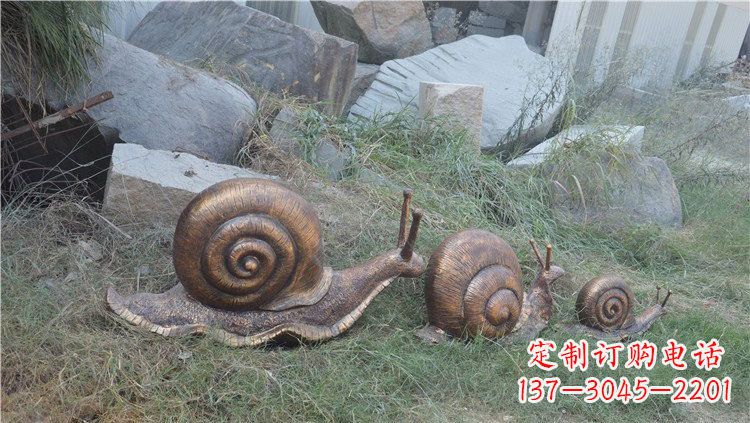 石家庄铜雕蜗牛