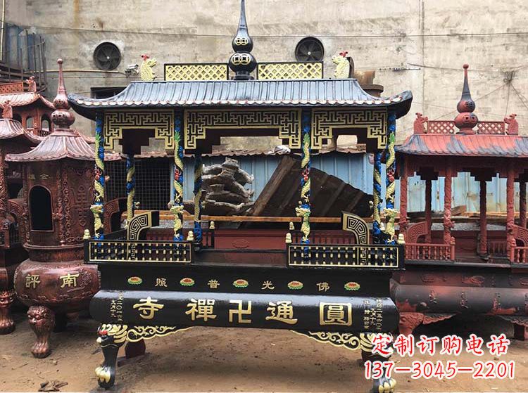 石家庄铜雕像铁香炉