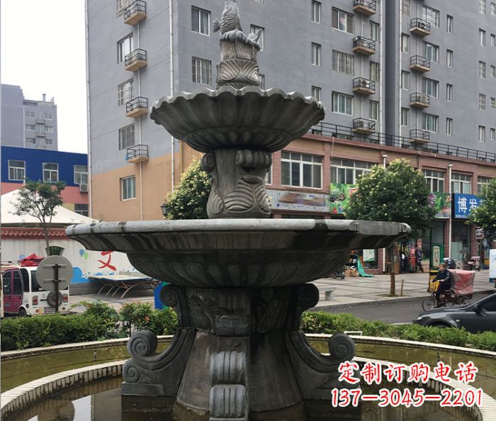 石家庄小区景观仿古喷泉石雕