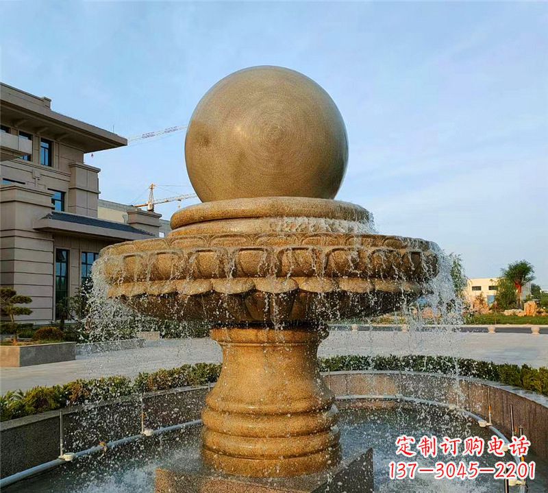 石家庄小区石喷泉雕塑