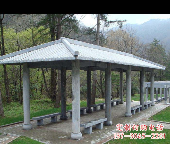 石家庄园林景观仿古石雕长廊