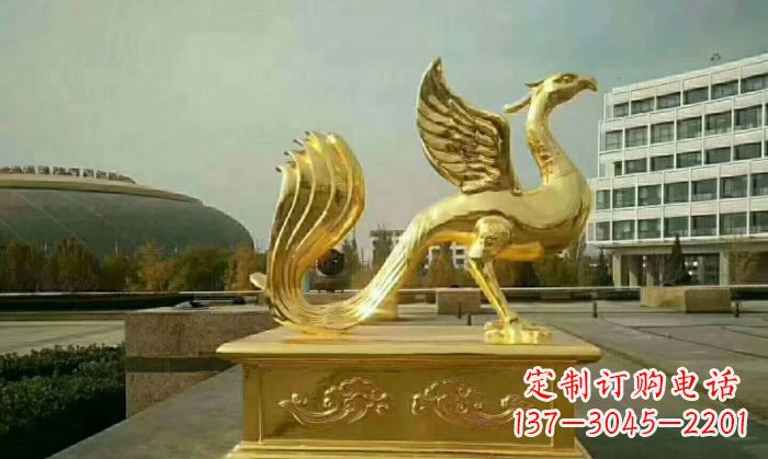 石家庄朱雀铜雕