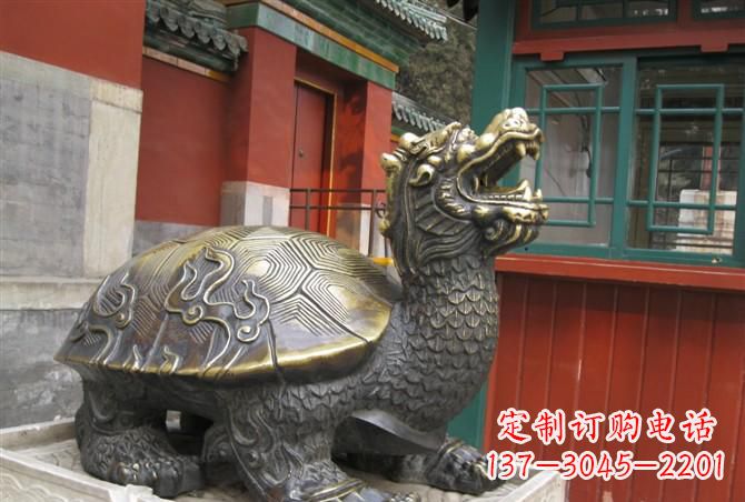 石家庄铸铜龙龟雕塑