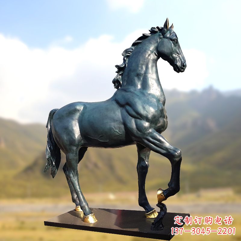 石家庄铸铜马铜雕塑