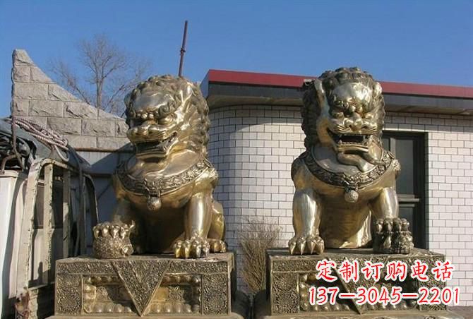 石家庄铸铜狮子雕塑